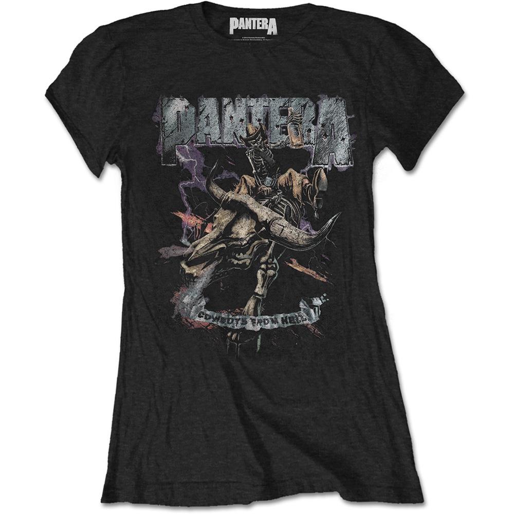 Pantera - Vintage Rider Tshirt Femme - Noir